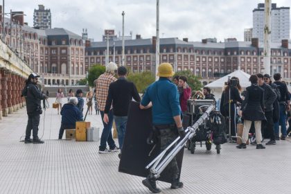 Mar del Plata es escenario del rodaje de “Plata Quemada”, la nueva serie de Netflix