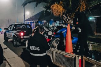 La Patrulla Municipal secuestró 63 motos durante operativos de control vehicular