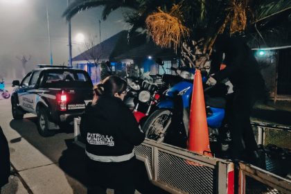 La Patrulla Municipal secuestró 63 motos durante operativos de control vehicular