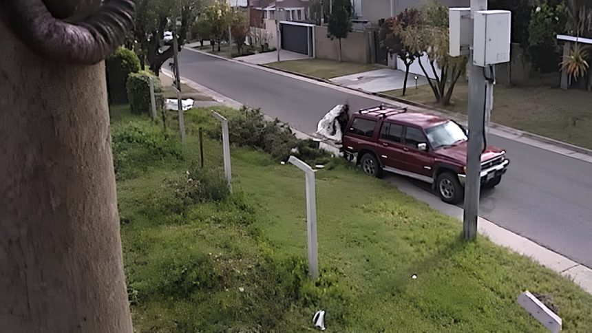 El municipio informa que la camioneta Toyota patente DJB 924 se secuestró por tirar basura en un lugar prohibido
